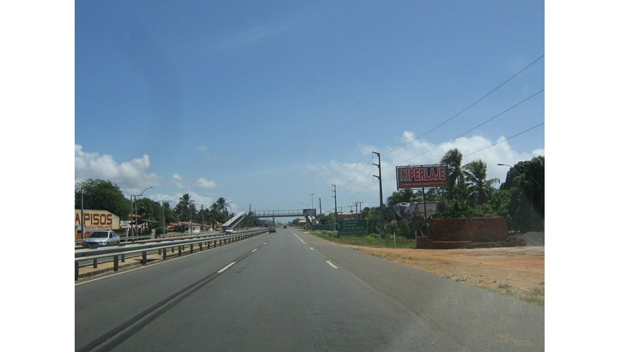 Zona urbana de Barra do Jacuípe. ©mjb 