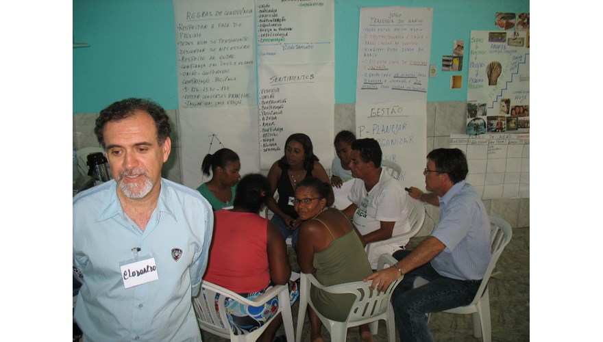 Clodoaldo Neto/MJB coordena processo de planejamento participativo do projeto MANATI. ©mjb